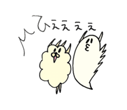 Fuwa-Moco Dog & Monster Peaco of 39LIFE sticker #14840980