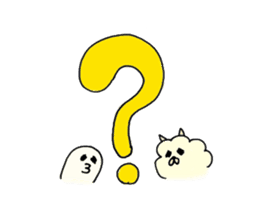 Fuwa-Moco Dog & Monster Peaco of 39LIFE sticker #14840983