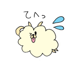 Fuwa-Moco Dog & Monster Peaco of 39LIFE sticker #14840986