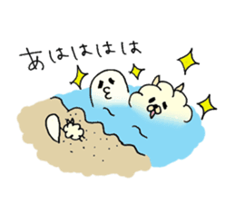 Fuwa-Moco Dog & Monster Peaco of 39LIFE sticker #14840988