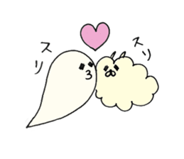 Fuwa-Moco Dog & Monster Peaco of 39LIFE sticker #14840989