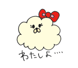Fuwa-Moco Dog & Monster Peaco of 39LIFE sticker #14840991