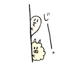 Fuwa-Moco Dog & Monster Peaco of 39LIFE sticker #14840996