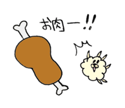 Fuwa-Moco Dog & Monster Peaco of 39LIFE sticker #14840999