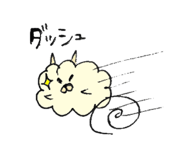 Fuwa-Moco Dog & Monster Peaco of 39LIFE sticker #14841007