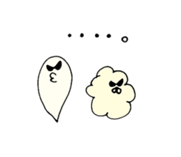 Fuwa-Moco Dog & Monster Peaco of 39LIFE sticker #14841010