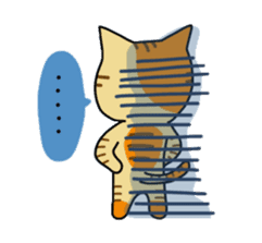 Calico cats sticker. sticker #14841140