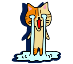 Calico cats sticker. sticker #14841143