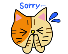 Calico cats sticker. sticker #14841144