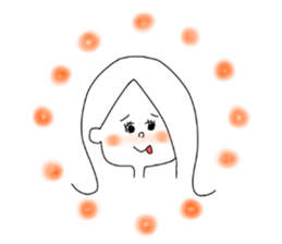 chii sticker written by tomoka sticker #14841480