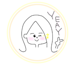 chii sticker written by tomoka sticker #14841483