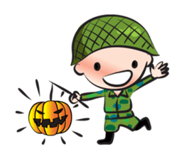 little army cute cute sticker #14841802