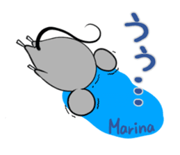 MARINA's exclusive sticker sticker #14843021