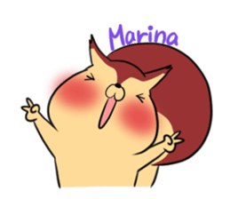 MARINA's exclusive sticker sticker #14843028