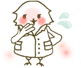 Physical science Owl sticker #14843126