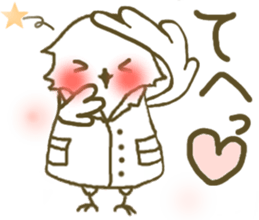 Physical science Owl sticker #14843143