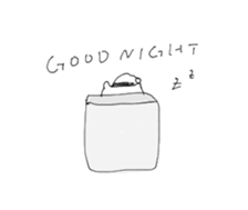 rakugaki bear sticker 4 sticker #14843152