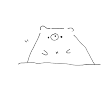 rakugaki bear sticker 4 sticker #14843161