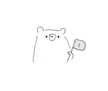 rakugaki bear sticker 4 sticker #14843167