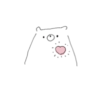 rakugaki bear sticker 4 sticker #14843173