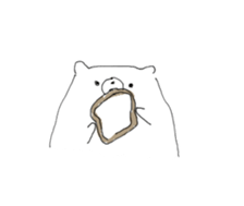 rakugaki bear sticker 4 sticker #14843179