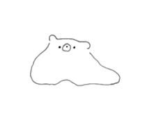 rakugaki bear sticker 4 sticker #14843180