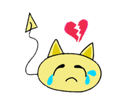 Marshmallow kitty ver. 2 sticker #14843339