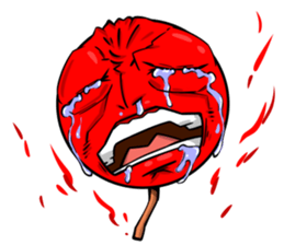 Strange face matchstick Sticker sticker #14844338