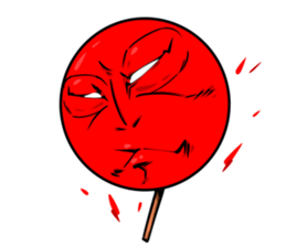 Strange face matchstick Sticker sticker #14844351