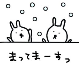 rustic usagitan 4 sticker #14844683