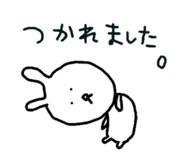 rustic usagitan 4 sticker #14844689