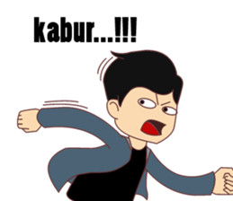 Uzi the nosy boy sticker #14845194