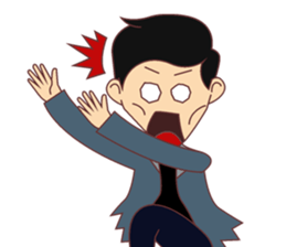 Uzi the nosy boy sticker #14845197