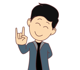 Uzi the nosy boy sticker #14845201