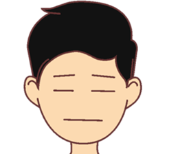 Uzi the nosy boy sticker #14845206