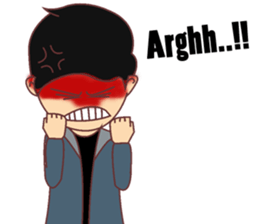 Uzi the nosy boy sticker #14845219