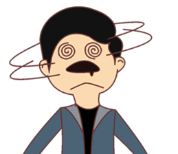 Uzi the nosy boy sticker #14845225