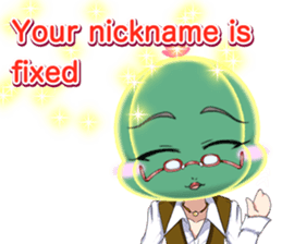 Lovely Cool cactus Valentine English sticker #14845499