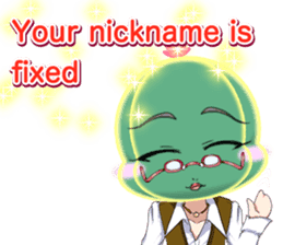 Lovely Cool cactus Valentine English sticker #14845499