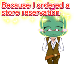 Lovely Cool cactus Valentine English sticker #14845507