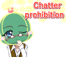 Lovely Cool cactus Valentine English sticker #14845519