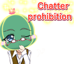 Lovely Cool cactus Valentine English sticker #14845519