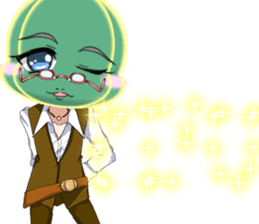 Lovely Cool cactus Valentine English sticker #14845531