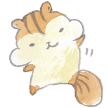 The water paint chipmunk sticker #14845882