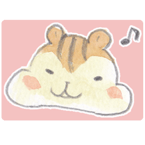 The water paint chipmunk sticker #14845912