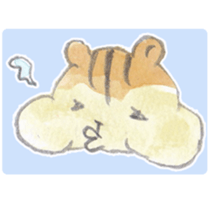 The water paint chipmunk sticker #14845915
