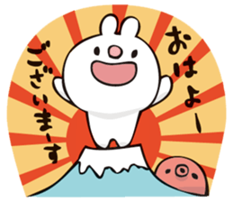 rabbit and octopus2 sticker #14846078