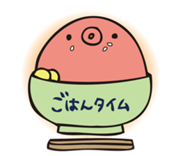 rabbit and octopus2 sticker #14846089