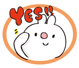 rabbit and octopus2 sticker #14846090