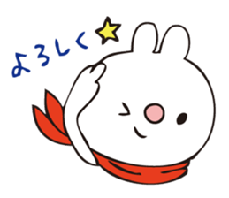 rabbit and octopus2 sticker #14846096